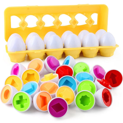 Colorful Learning Shape Eggs - Befez