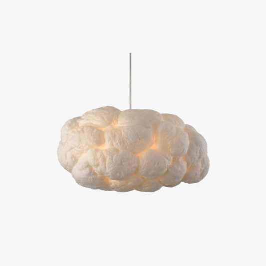 Stylish Cloud Shaped LED Pendant Light White - Befez