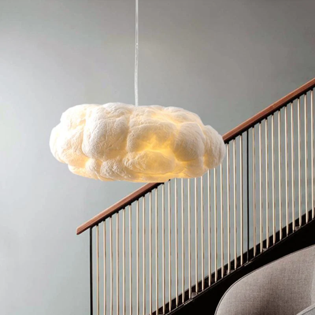 Stylish Cloud Shaped LED Pendant Light White