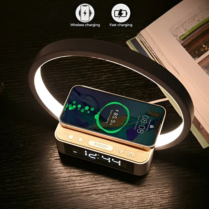 Smart Bedside Lamp with USB Charger and Wake Up Light