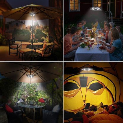 Easy Install Outdoor Umbrella String Light