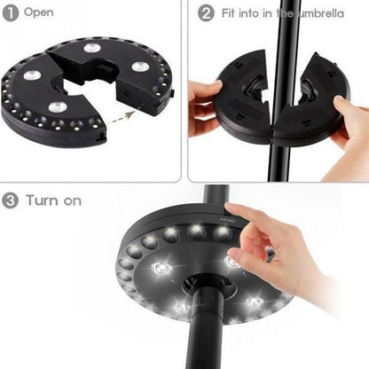 Easy Install Outdoor Umbrella String Light