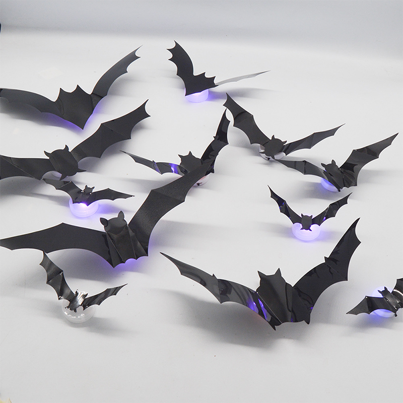 Spooky 3D Bat LED Wall Decoration
