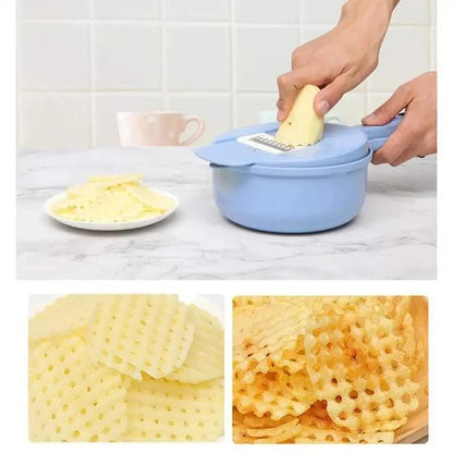 Practical 12-in-1 Kitchen Vegetable Cutter Tool