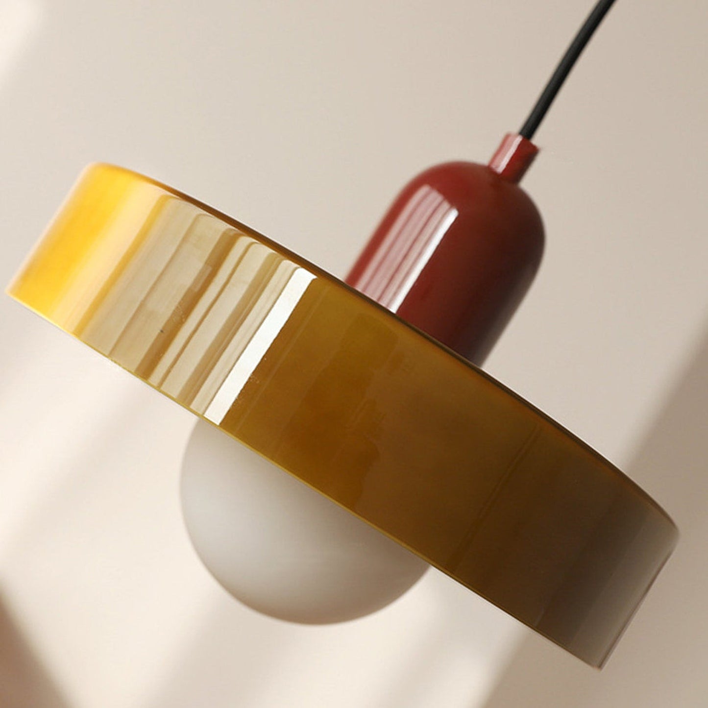 Colorful Glass Hanging Light Fixture