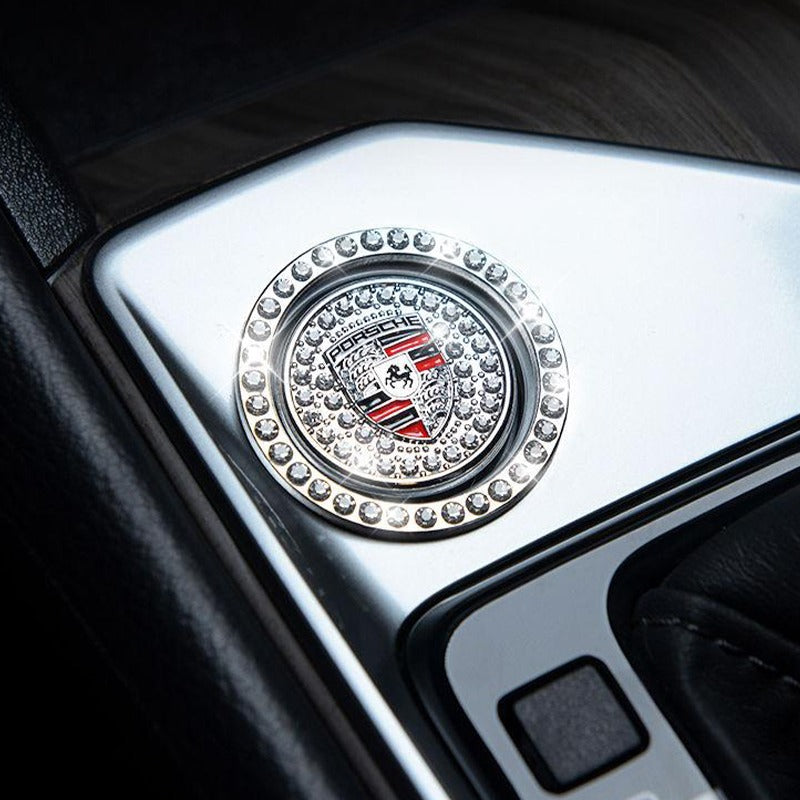 Luxury Crystal Car Starter Button Cover Ring