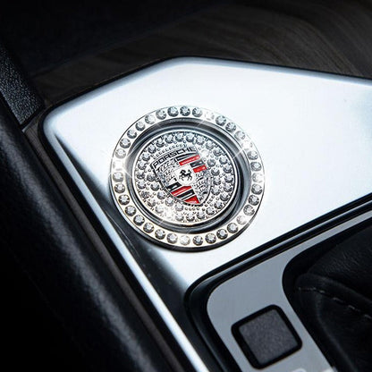 Luxury Crystal Car Starter Button Cover Ring