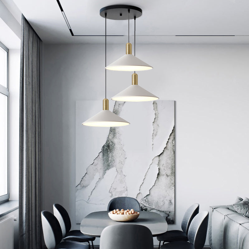 Stylish Contemporary Cone Shaped LED Light Fixture