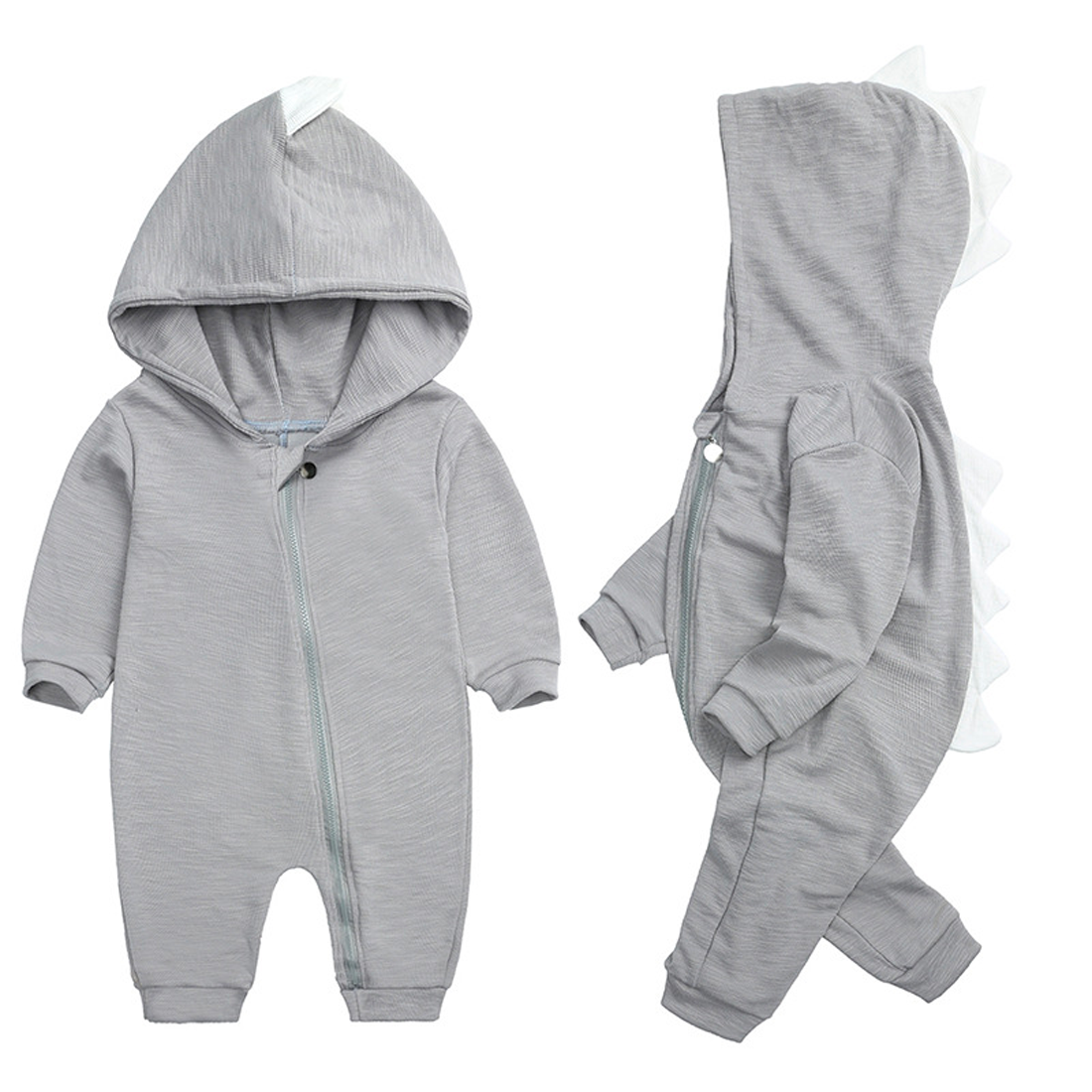 Adorable Infant Hooded Jumpsuit