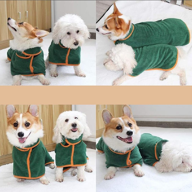 Plush Puppy Bath Robe