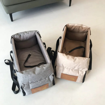 Pet Car Travel Carrier - Protective Dog Car Bag