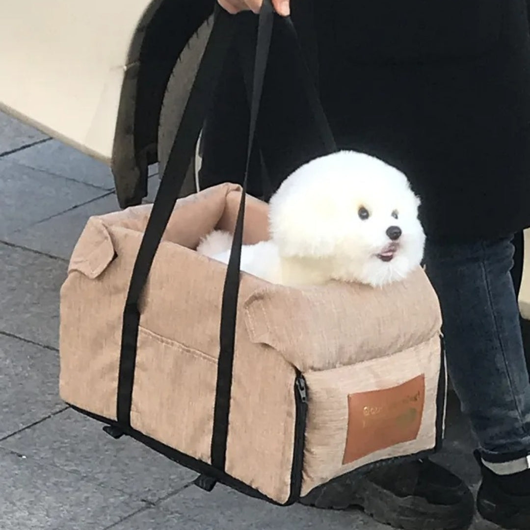 Pet Car Travel Carrier - Protective Dog Car Bag
