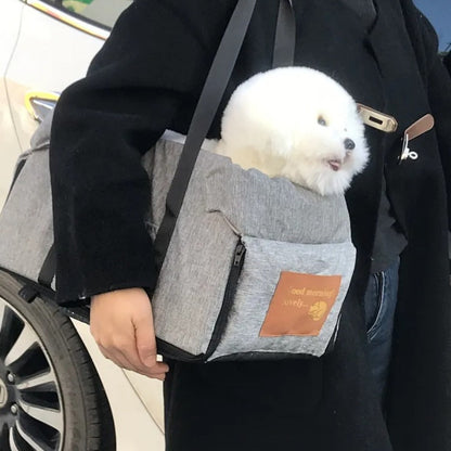 Pet Car Travel Carrier - Protective Dog Car Bag
