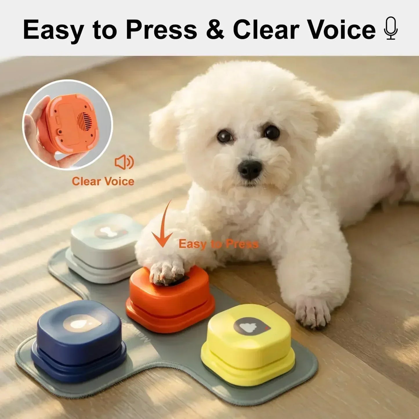 Pet Training Sound Button Kit