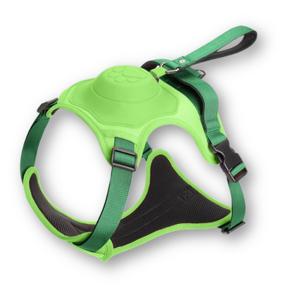 Retractable Dog Leash and Harness Set