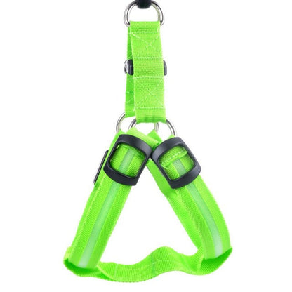 Reflective Pet Harness with LED Lights
