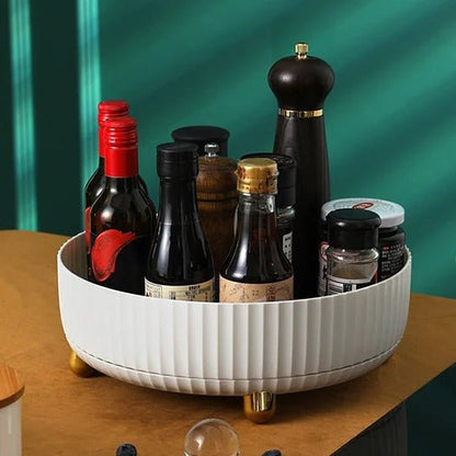 Stylish Rotating Tray Organizer