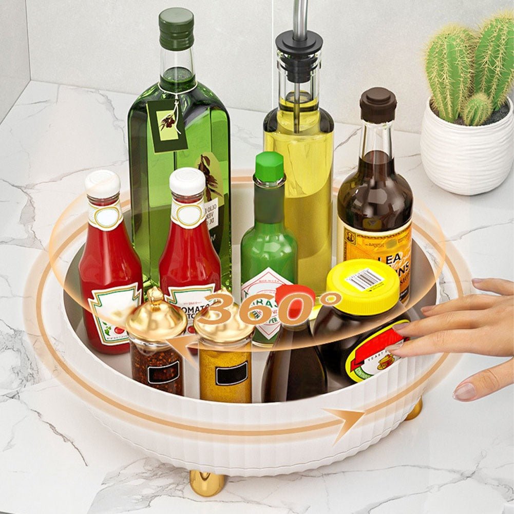 Stylish Rotating Tray Organizer