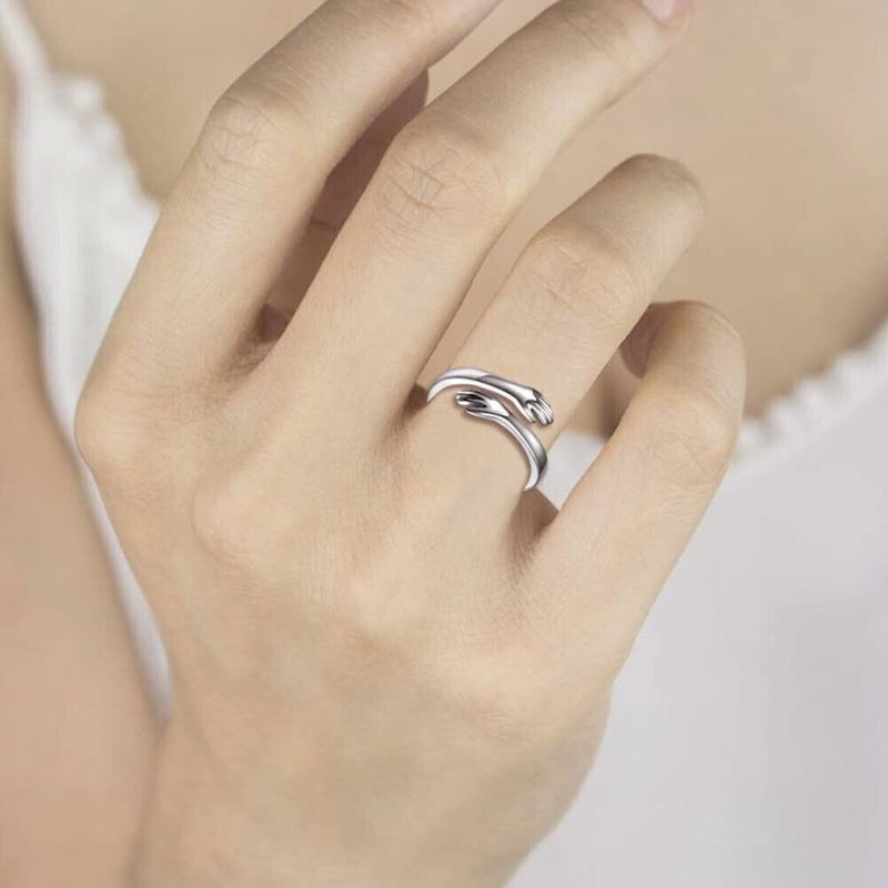 Simple Couple Ring - Adjustable Size Love Band