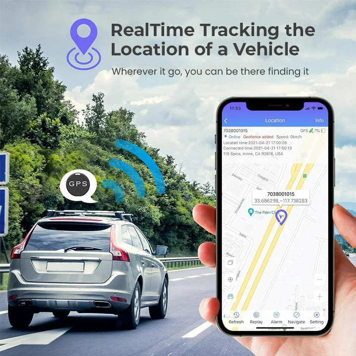 Compact Mini GPS Tracker Device