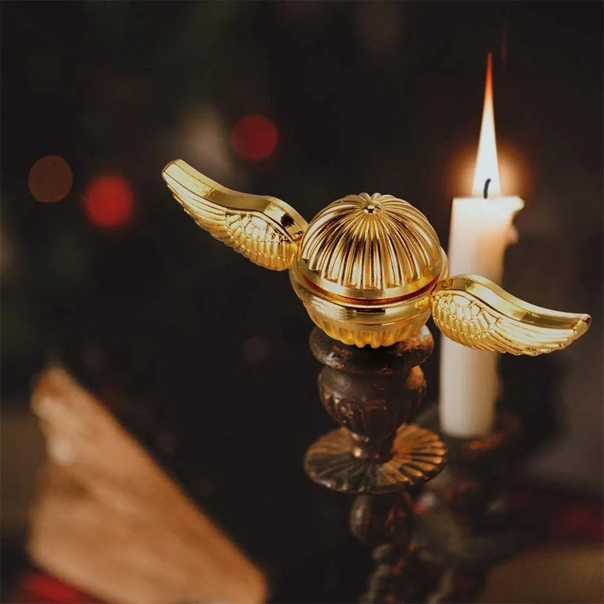 Relaxing Gold Fidget Spinner Toy