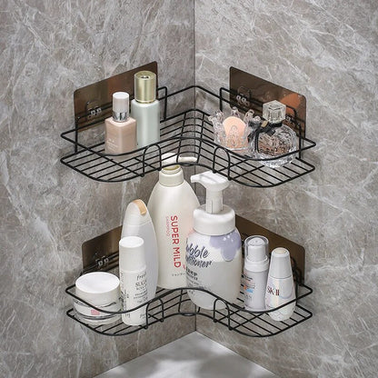 Compact Corner Bathroom Storage Organizer