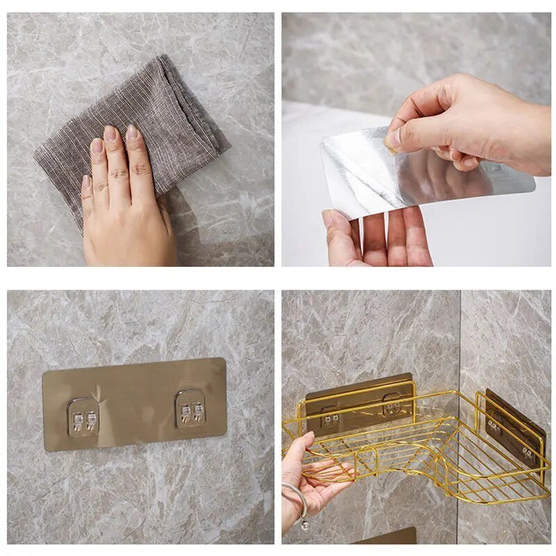 Compact Corner Bathroom Storage Organizer