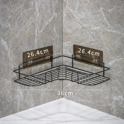 Compact Corner Bathroom Storage Organizer