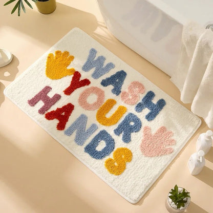 Smart Bathroom Mat with Cleaning Alerts
