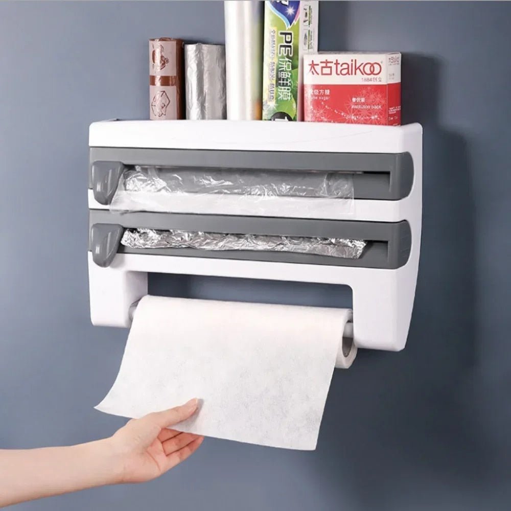 Compact Dispenser for Wrap and Paper Towels