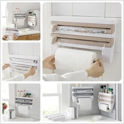 Compact Dispenser for Wrap and Paper Towels