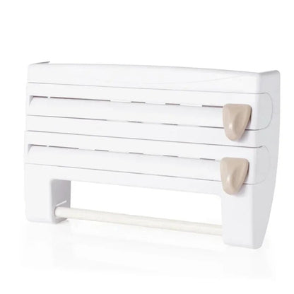 Compact Dispenser for Wrap and Paper Towels