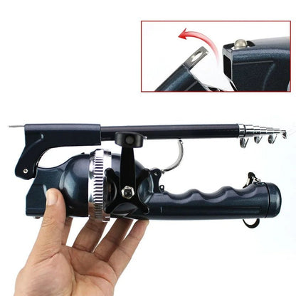 Compact Portable Fishing Rod Set
