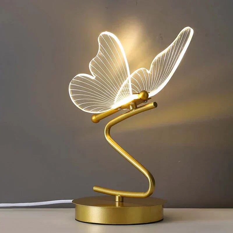 Beautiful LED Desk Lamp with Floral Pattern