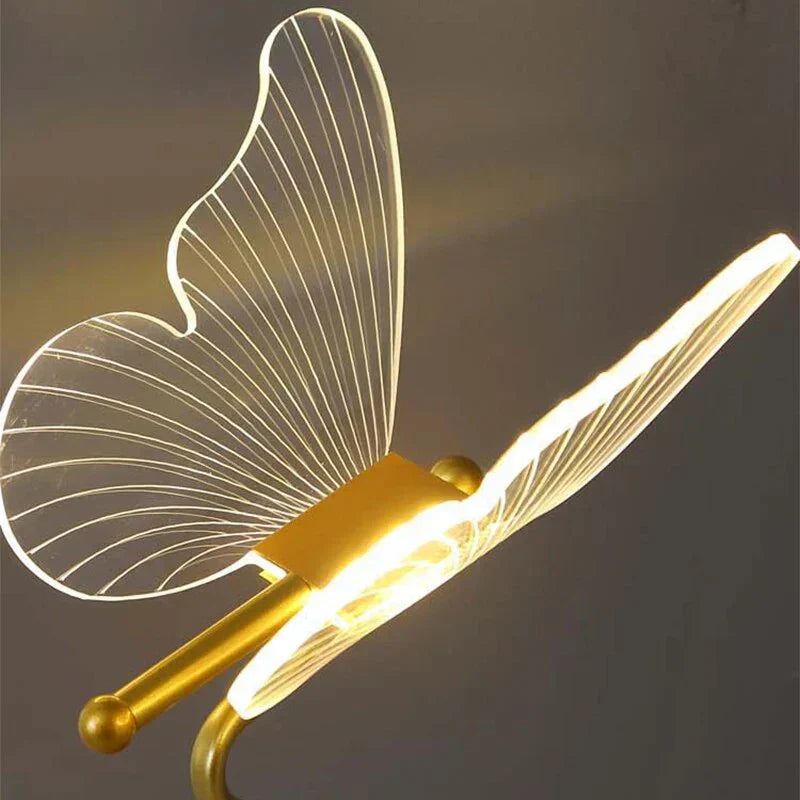 Beautiful LED Desk Lamp with Floral Pattern