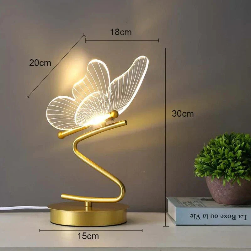 Beautiful LED Desk Lamp with Floral Pattern