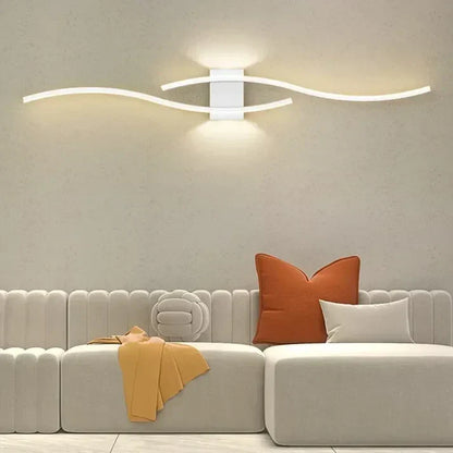 Slim LED Wall Lamp with Soft Warm Lighting