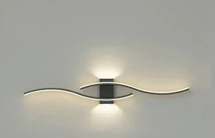 Slim LED Wall Lamp with Soft Warm Lighting