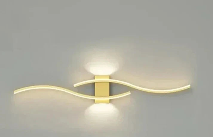Slim LED Wall Lamp with Soft Warm Lighting