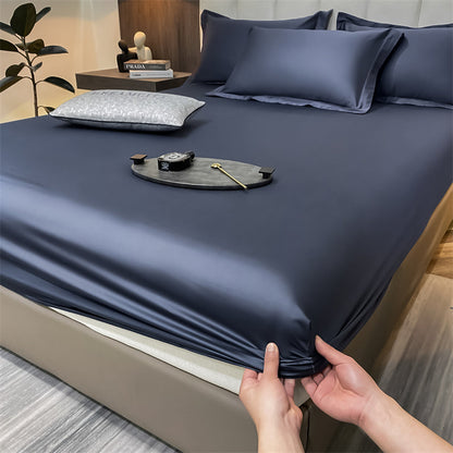 Soft Cotton Fitted Sheet with Elastic All Around