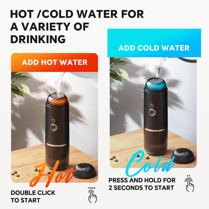 Compact Travel Espresso Maker with USB Charging