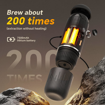 Compact Travel Espresso Maker with USB Charging
