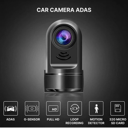 Compact Car Dashboard Camera with Night Vision