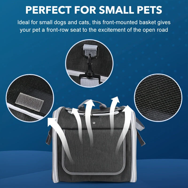 Befez | Foldable Pet Bike Carrier Basket