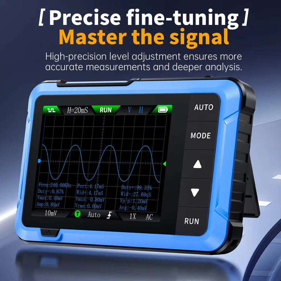 Compact Handheld Oscilloscope for Electronics