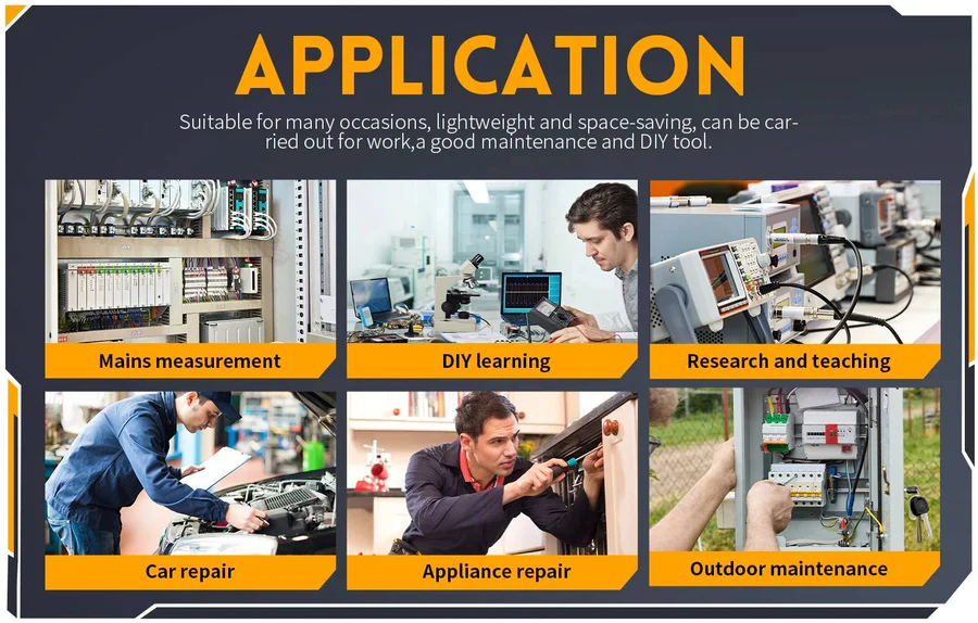Compact Handheld Oscilloscope for Electronics
