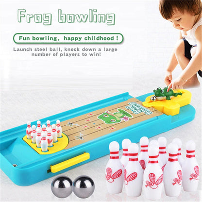 Compact Mini Bowling Game Set for Kids