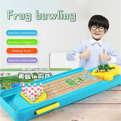 Compact Mini Bowling Game Set for Kids