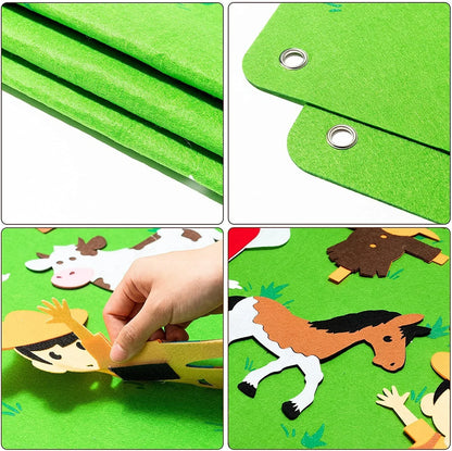 Colorful Animal Learning Board for Kids