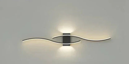 Slim LED Wall Lamp with Soft Warm Lighting